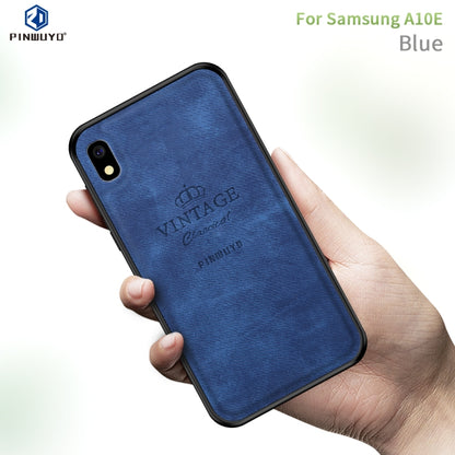 PINWUYO Shockproof Waterproof Full Coverage PC + TPU + Skin Protective Case  for Galaxy A10e(Blue) - Galaxy Phone Cases by PINWUYO | Online Shopping UK | buy2fix