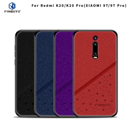 PINWUYO Full Coverage Waterproof Shockproof PC+TPU+PU Protective Case for XIAOMI RedMi K20 / K20 Pro / Mi 9T / Mi 9T Pro(Purple) - Xiaomi Cases by PINWUYO | Online Shopping UK | buy2fix