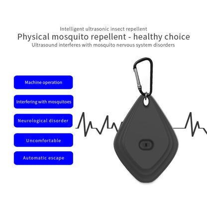 Outdoor Mosquito Repellent Portable Ultrasonic Insect Repellent Insecticide USB Charging Intelligent Frequency Conversion(White) - Repellents by buy2fix | Online Shopping UK | buy2fix