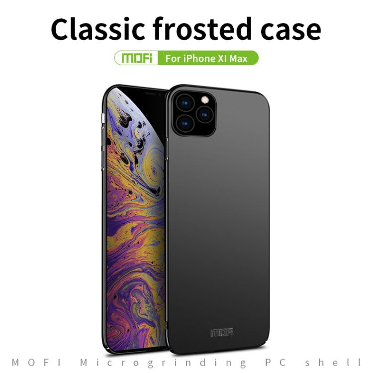 For iPhone 11 Pro Max MOFI Frosted PC Ultra-thin Hard Case (Black) - iPhone 11 Pro Max Cases by MOFI | Online Shopping UK | buy2fix