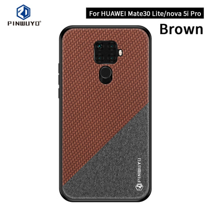 PINWUYO Honors Series Shockproof PC + TPU Protective Case for Huawei Nova 5i Pro / Mate 30 Lite(Brown) - Huawei Cases by PINWUYO | Online Shopping UK | buy2fix