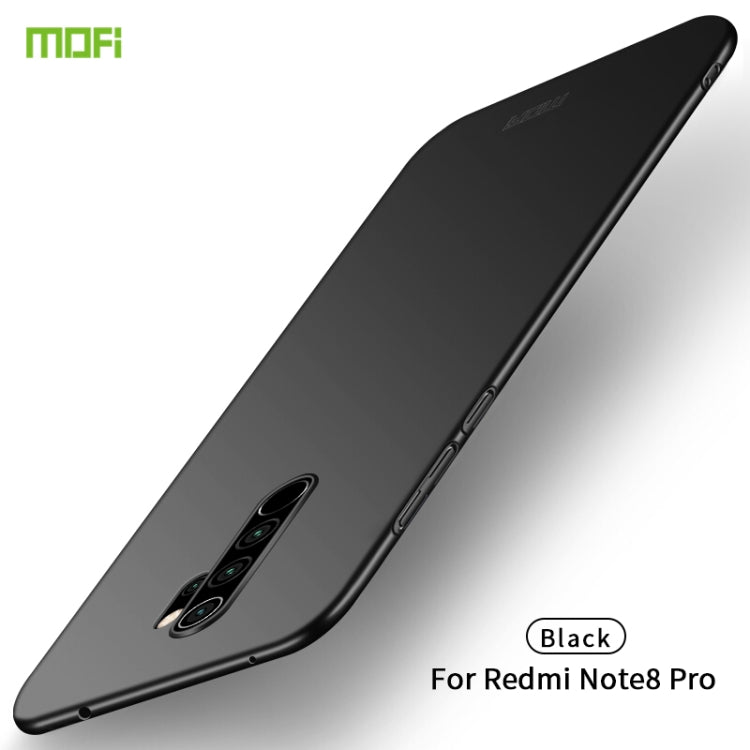 For Xiaomi RedMi Note8 Pro MOFI Frosted PC Ultra-thin Hard Case(Black) - Xiaomi Cases by MOFI | Online Shopping UK | buy2fix