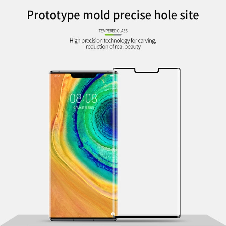 For Huawei Mate 30 Pro MOFI 9H 3D Explosion Proof Thermal Bending Full Screen Covered With Tempered Glass Film(Black) - Huawei Tempered Glass by MOFI | Online Shopping UK | buy2fix