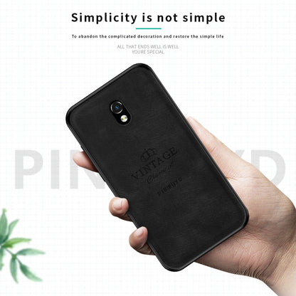 For Xiaomi RedMi 8A PINWUYO Zun Series PC + TPU + Skin Waterproof And Anti-fall All-inclusive Protective Shell(Black) - Xiaomi Cases by PINWUYO | Online Shopping UK | buy2fix