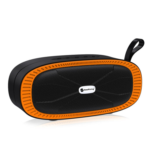 New Rixing NR4022 Portable Stereo Surround Soundbar Bluetooth Speaker with Microphone, Support TF Card FM(Orange) - Desktop Speaker by NewRixing | Online Shopping UK | buy2fix