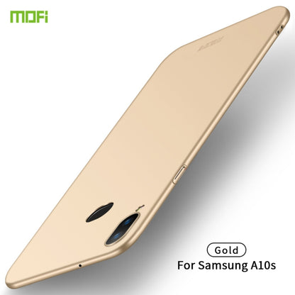 For Galaxy A10S MOFI Frosted PC Ultra-thin Hard Case(Gold) - Galaxy Phone Cases by MOFI | Online Shopping UK | buy2fix