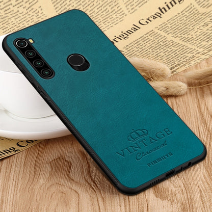 For Xiaomi Redmi Note 8T PINWUYO Pin Rui Series Classical PU Leather + PC + TPU Anti-fall All-inclusive Case (Blue) - Xiaomi Cases by PINWUYO | Online Shopping UK | buy2fix