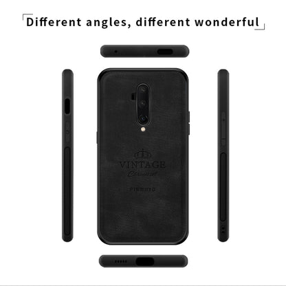 For Oneplus7T Pro PINWUYO Zun Series PC + TPU + Skin Waterproof And Anti-fall All-inclusive Protective Shell(Brown) - OnePlus Cases by PINWUYO | Online Shopping UK | buy2fix