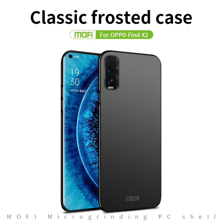 For OPPO Find X2 MOFI Frosted PC Ultra-thin Hard Case(Gold) - OPPO Cases by MOFI | Online Shopping UK | buy2fix