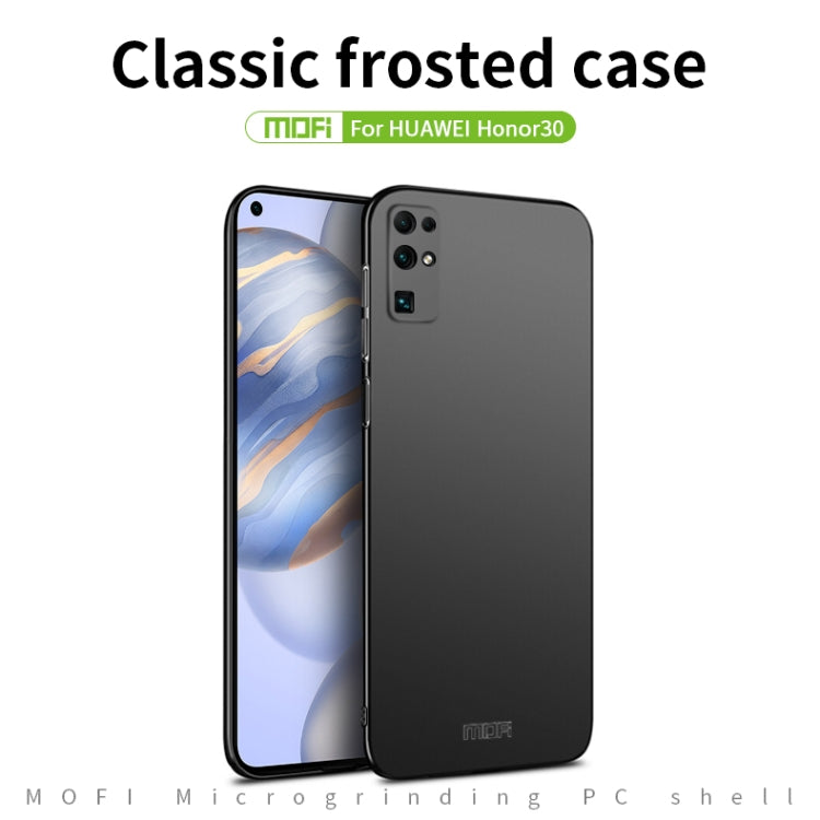 For Huawei Honor 30 MOFI Frosted PC Ultra-thin Hard Case(Blue) - Honor Cases by MOFI | Online Shopping UK | buy2fix