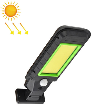 128 COB Solar Lamp Body Induction Wall Lamp LED Outdoor Waterproof Lighting Street Lamp(Green Edge) - Solar Lights by buy2fix | Online Shopping UK | buy2fix