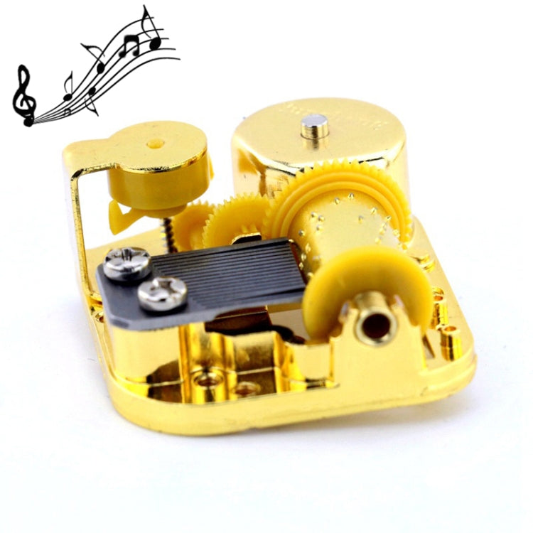 Eight-tone Gold-plated Bar Repair Parts DIY Sky City Paperback Music Box(Memory) - Music Box by buy2fix | Online Shopping UK | buy2fix