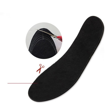 Smart Temperature-controlled Electric Insole Warm Foot Graphene Heating Insole Warm Foot Artifact Warm Foot Treasure, EU Plug, Size:35(Red for Men) - Shoes Care by buy2fix | Online Shopping UK | buy2fix