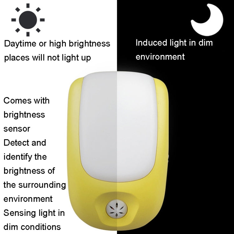 A72 Intelligent LED Sensor Night Light, Plug:US Plug(Pink) - Sensor LED Lights by buy2fix | Online Shopping UK | buy2fix