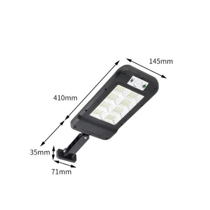 Solar Wall Light Outdoor Waterproof Human Body Induction Garden Lighting Household Street Light 6 x 20LED With Remote Control - Solar Lights by buy2fix | Online Shopping UK | buy2fix