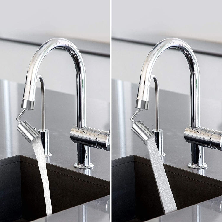 720-Degree Universal Rotating Faucet Anti-Splash Spout Filter Dual-Function Faucet, Specification: Two Sections - Faucets & Accessories by buy2fix | Online Shopping UK | buy2fix