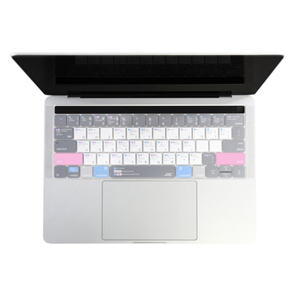 JRC English Version Colored Silicone Laptop Keyboard Protective Film For MacBook Pro 15.4 inch A1707 & A1990 (with Touch Bar)(Soothing Color) - Keyboard Protector by JRC | Online Shopping UK | buy2fix