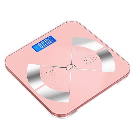 Home Weight Scale Accurate Healthy Body Fat Scale, Size: 26x26cm(Battery Version Pink) - Body Scales by buy2fix | Online Shopping UK | buy2fix