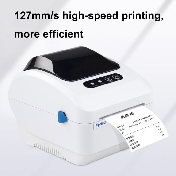 Xprinter XP-320B 80mm Thermal Barcode Supermarket Cashier Label Printer, Spec: USB+Bluetooth(EU Plug) - Printer by Xprinter | Online Shopping UK | buy2fix