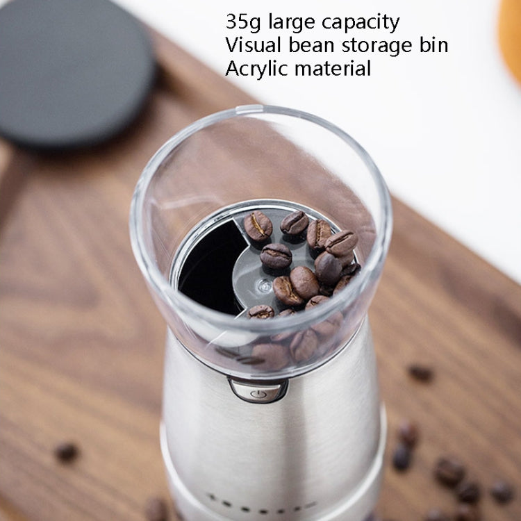 USB Rechargeable Coffee Machine Electric Coffee Grinder(Stainless Steel Color) - Coffee Tools by buy2fix | Online Shopping UK | buy2fix