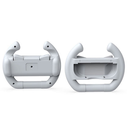 DOBE Left And Right Handle Steering Wheel For Switch OLED / Switch, Specification： White（2PCS/Pack） - Gamepads by DOBE | Online Shopping UK | buy2fix