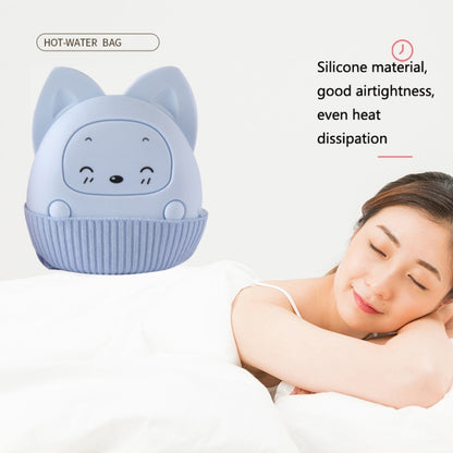 Winter Silicone Hand Warmer Cartoon Cute Water Injection Warm Water Bag, Colour: Light Blue Beaver - Hot Water Bags by buy2fix | Online Shopping UK | buy2fix