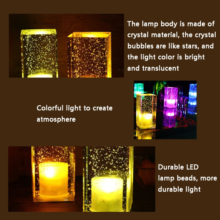 Colorful LED Crystal Lamp Bar Atmosphere Decorative Light, Plug Type:UK Plug(Gradient Light) - Night Lights by buy2fix | Online Shopping UK | buy2fix