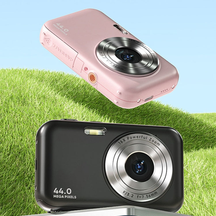 DC406L 2.4-Inch 1080P Mini HD 16X Zoom Digital Camera Home Children Camera US Plug(Pink) - Children Cameras by buy2fix | Online Shopping UK | buy2fix