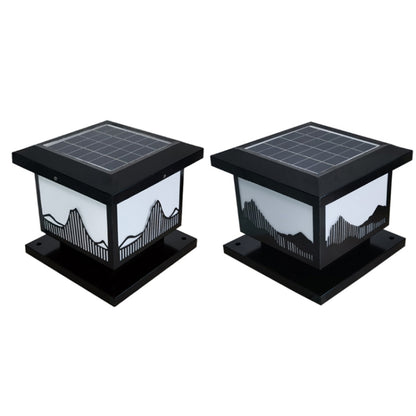 Outdoor Doorpost Waterproof Solar Landscape Light(Mountain Stream) - Solar Lights by buy2fix | Online Shopping UK | buy2fix