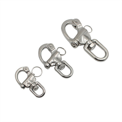 Yachting Sailing Stainless Steel Coil Type Rotary Spring Shackle, Specification: 70mm - Marine Accessories & Parts by buy2fix | Online Shopping UK | buy2fix