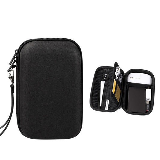 YK02SJ Headphone Hard Disk Shockproof Storage Box(Mysterious Black) - Digital Storage Bag by buy2fix | Online Shopping UK | buy2fix