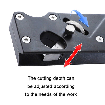 Adjustable Depth Woodworking Chamfering Planer, Specification: 3/16 Round Knife Head - Wood Planers by buy2fix | Online Shopping UK | buy2fix