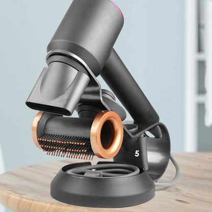 For Dyson Supersonic Hair Dryer Stand Holder With Cable Storage Function(Black Nickel) - Hair Dryers & Accessories by buy2fix | Online Shopping UK | buy2fix