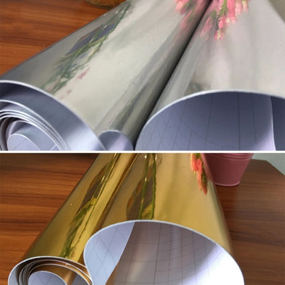 30cm x 100cm Glossy Metal Self Adhesive Vinyl Film DIY Cup Sticker Car Sticker, Color: Gold - Decorative Sticker by buy2fix | Online Shopping UK | buy2fix