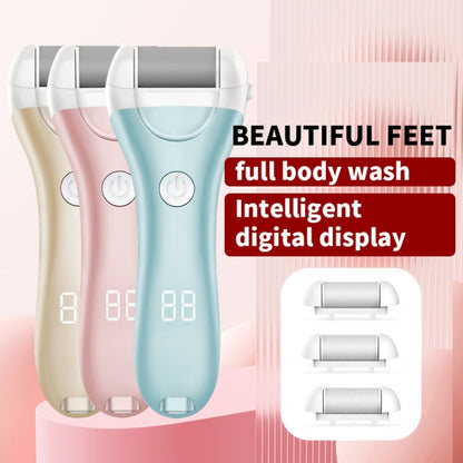 Electric Foot Grinder Digital Display USB Pedicure Peeling(Pink) - Grinding Tools & Accessories by buy2fix | Online Shopping UK | buy2fix