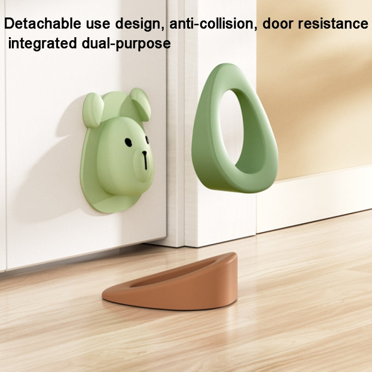 Cartoon Silicone Door Stopper Anti-Collision Door Blocker(Green) - Crash Pads by buy2fix | Online Shopping UK | buy2fix