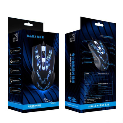 Chasing Leopard USB Illuminated Gaming Optical 1.3m Wired Mouse - Wired Mice by Chasing Leopard | Online Shopping UK | buy2fix