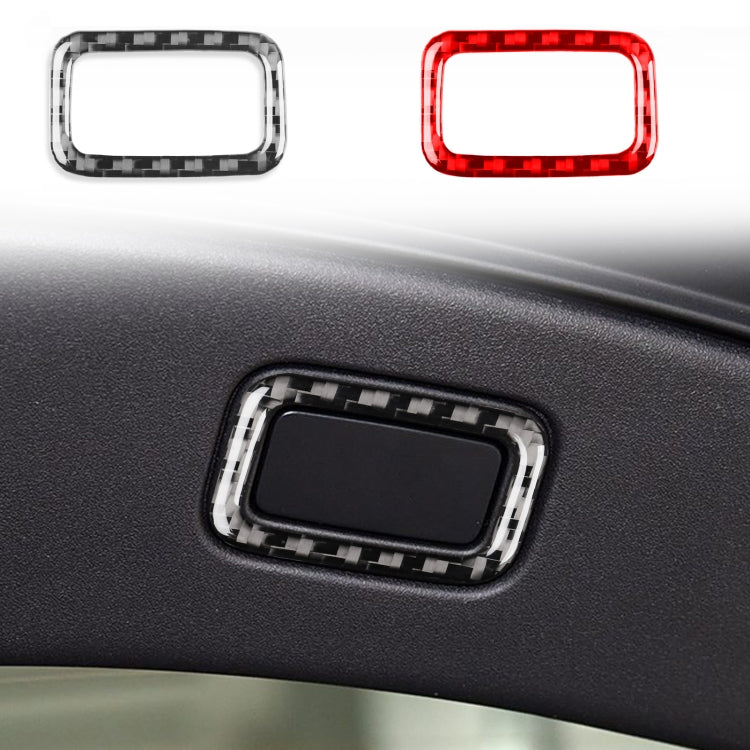 For Jaguar F-TYPE 2013+ Left And Right Drive Universal Trunk Button Sticker(Red) - Car Interior Mouldings by buy2fix | Online Shopping UK | buy2fix