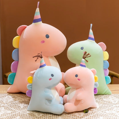 30cm Candy Dinosaur Plush Doll Toy Birthday Gift Pillow(Blue Compression) - Soft Toys by buy2fix | Online Shopping UK | buy2fix
