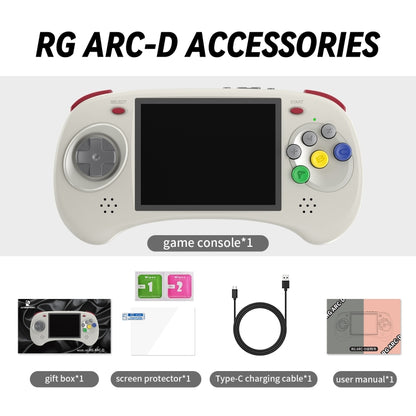 ANBERNIC RG ARC-D Handheld Game Console 4-Inch IPS Screen Linux / Android 11 System Portable Video Arcade 256G(Gray) - Pocket Console by ANBERNIC | Online Shopping UK | buy2fix