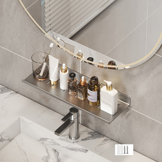 Faucet Rack Home Bathroom Vanity Shelf No Hole Storage Shelf, Length: 40cm (Gray) - Shelves by buy2fix | Online Shopping UK | buy2fix