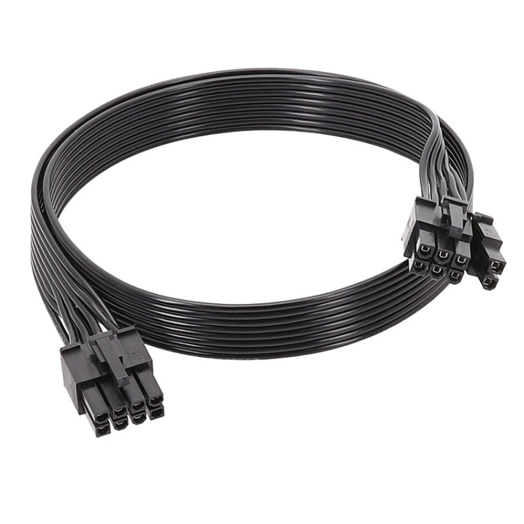 60cm For Corsair 18AWG Flat Cable Power Module Cable Graphics Card Module Cable 8Pin To 8Pin 6+2(Block Type) - Power Cord by buy2fix | Online Shopping UK | buy2fix