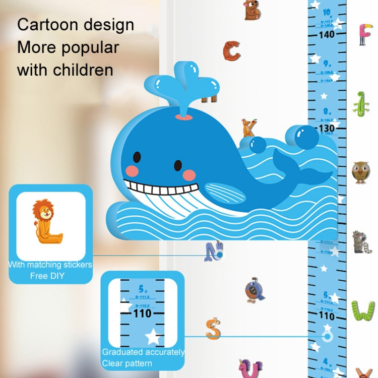 3D Height Paste Children Height Measurement Ruler Magnetic Suction Cartoon Wall Stickers Can Be Removed(Little Cow Sticker Model) - Sticker by buy2fix | Online Shopping UK | buy2fix