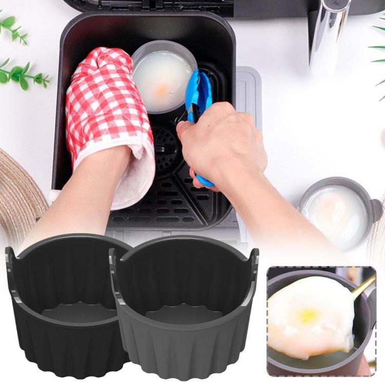 For Ninja DZ201 Foodi Air Fryer Silicone Baking Cups Egg Cooker(Gray) - Kitchen Machine Accessories & Parts by buy2fix | Online Shopping UK | buy2fix