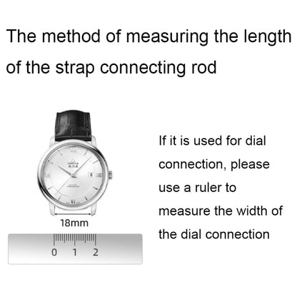 100pcs /Set 304 Stainless Steel Strap Connecting Rod Strap Switch Lugs, Spec: Double (1.8x23mm) - Watch Accessories & Parts by buy2fix | Online Shopping UK | buy2fix