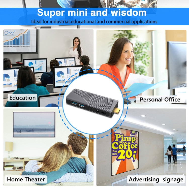 T6 Pro 6+128GB Intel Gemini Lake J4125 Mini PC With Windows 10 Operating System, Spec: AU Plug - Windows Mini PCs by buy2fix | Online Shopping UK | buy2fix