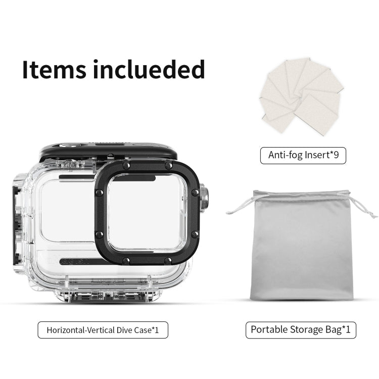For Insta360 Ace aMagisn Horizontal and Vertical Shooting Dive Shell 60m Waterproof Shell Accessories - Case & Bags by aMagisn | Online Shopping UK | buy2fix