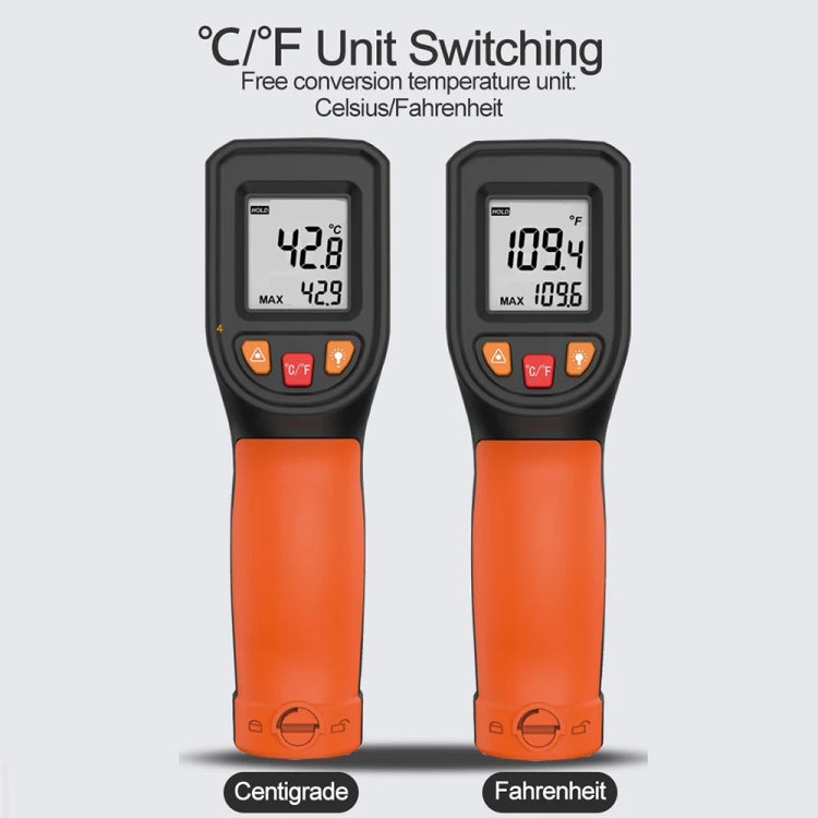 NJTY Digital Display High-Precision Infrared Thermometer For Bakery Kitchen Industry, Spec: T400A (Adjustable) - Digital Thermometer by NJTY | Online Shopping UK | buy2fix