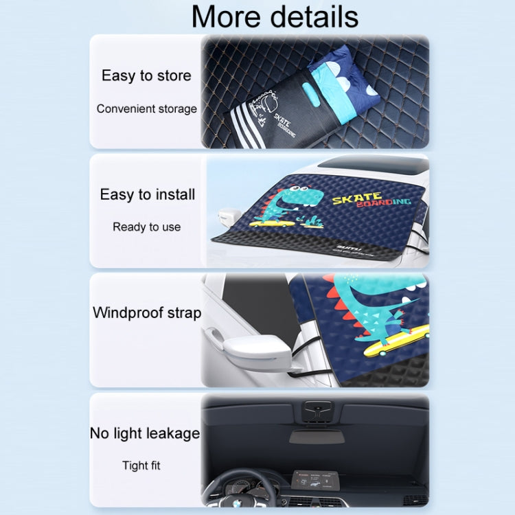 SUITU ST-3950 Automobile Thickening Sun Shield Car Snow Block Coat, Style: Im The Best - Window Foils & Solar Protection by SUITU | Online Shopping UK | buy2fix