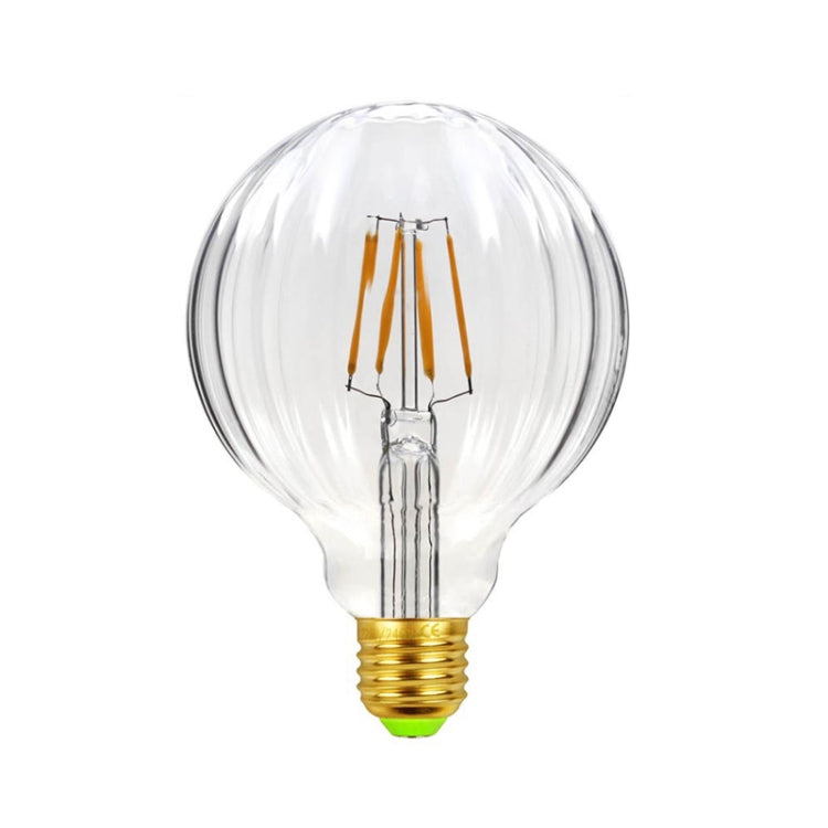 E27 Screw Port LED Vintage Light Shaped Decorative Illumination Bulb, Style: G95 Watermelon Transparent(220V 4W 2700K) - LED Blubs & Tubes by buy2fix | Online Shopping UK | buy2fix